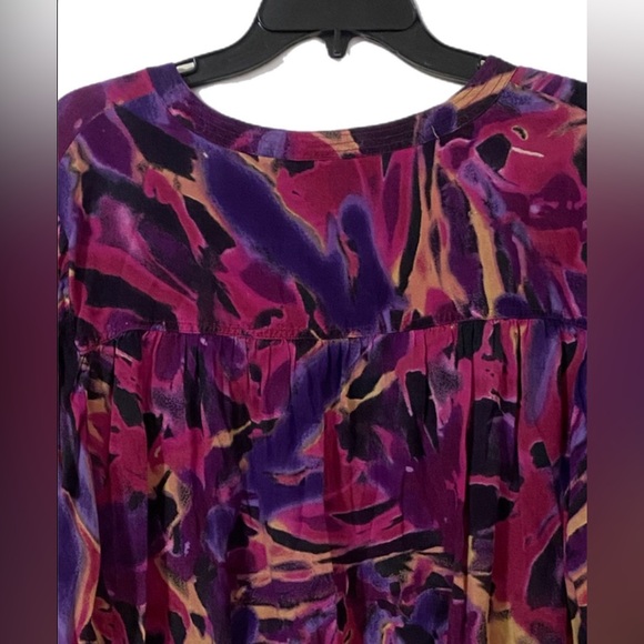 Women’s Half Sleeve Button Blouse Size Large - Picture 8 of 10